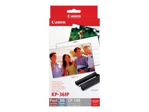 CANON KP-36IP Photo Paper 100x148mm 36sheet + color ink for Selphy CP Postcard Size