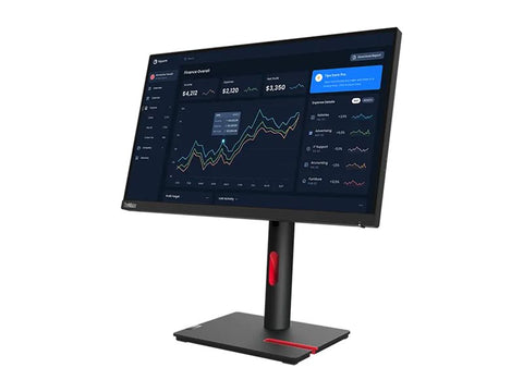 LENOVO ThinkVision T22i-30 21.5p FHD HDMI DP VGA 4xUSB-A - ThinkRed