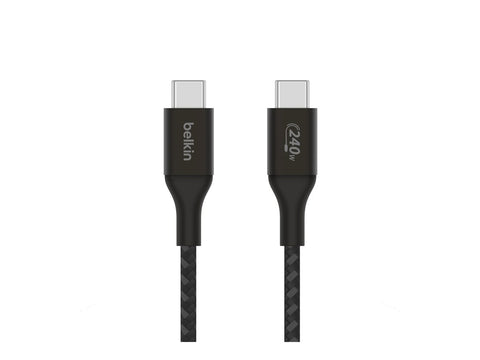 BELKIN Boost Charge 240w USB-C to USB-C Cable 2M Black