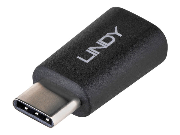 LINDY USB 2.0 Adaptor Type C / Micro-B USB Type C plug / Type Micro-B coupling