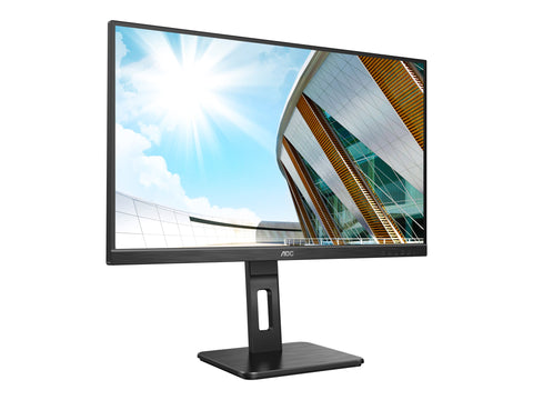 AOC 24P2QM 24'' Ecran 1920 x 1080 Full HD (1080p) @ 75 Hz - VA - 300 cd/m² - 3000:1 - 4 ms - HDMI, DVI, DP, VGA - haut parleur