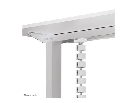 NEOMOUNTS Cable Spine Organizer for sit/stand desk frames magnet mounted white