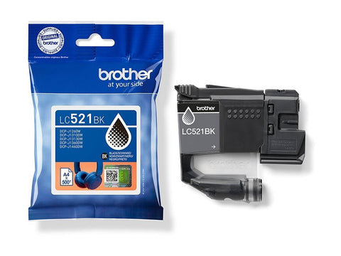 BROTHER Black ink cartridge yield up to 500 pages