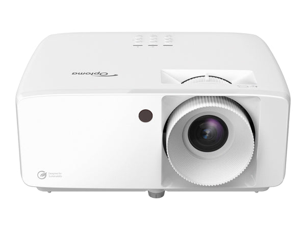 OPTOMA ZH420 FHD 1920x1080 4300lm Laser Projector 300 000:1 TR 1.12:1 1.47:1 2HDMI 1 RJ45 USB-A Power Audio 3.5mm 3Kg White