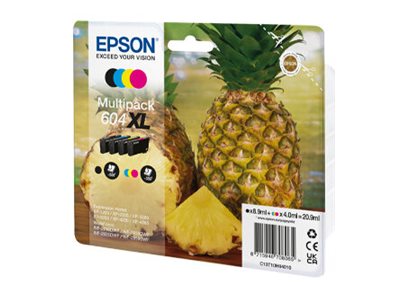 EPSON 4LB Singlepack Cyan 604 Ink w/s