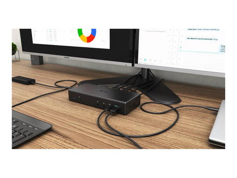 I-TEC USB-C Quattro Display Docking Station 2xDP 2xHDMI 1xGLAN 5xUSB 3.0 1xUSB-C-Data 1xAudio 1xMic 85W PD KL
