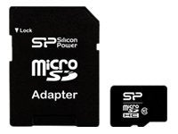 SILICON POWER memory card Micro SDHC 8Go Class 10 + Adapter
