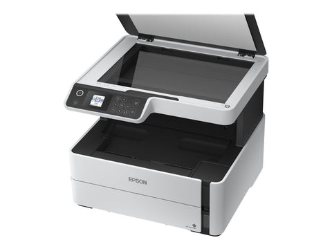 EPSON EcoTank ET-M2170 MFP Mono inkjet refillable A4 20ppm Print 250sheets USB LAN Wi-Fi White