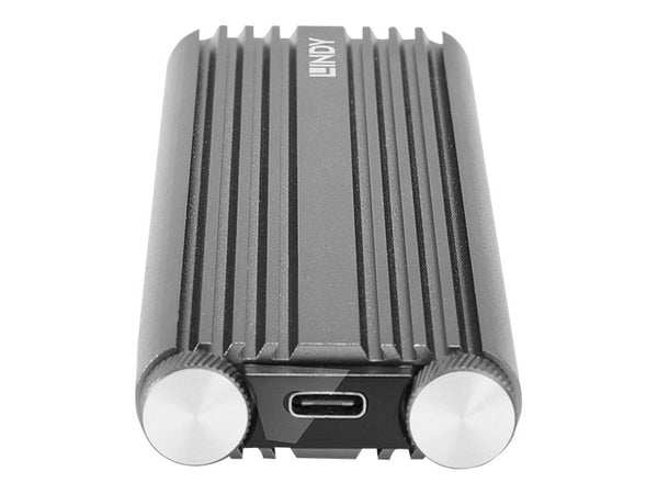 LINDY USB 3.2 Gen 2x2 NVMe M.2 SSD Enclosure Convert your NVMe M.2 SSD to a portable USB 3.2 drive