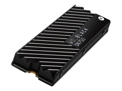 WD Black SSD SN750 Gaming 2To PCIe Gen3 8Go/s M.2 High-Performance NVMe SSD Bulk with heatsink