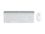 LOGITECH Slim Wireless Keyboard and Mouse Combo MK470 OFFWHITE (FR)