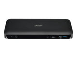 ACER USB Type-C Dockingstation III 85W charging Rear 2xDP 1.4++ HDMI 2.0 RJ45 2xUSB 3.1 Gen2 Front 2xUSB 3.1 1xType-C 3.5mm Audio