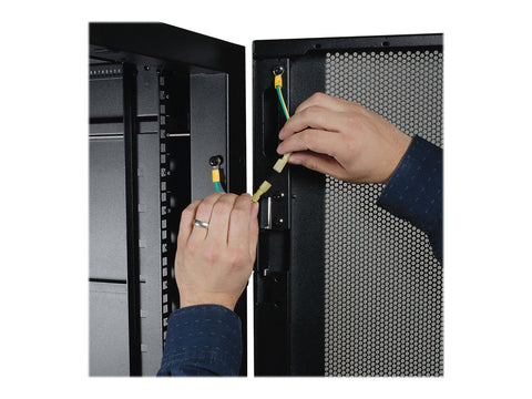 EATON TRIPPLITE 42U SmartRack Extra-Deep Server Rack 48p 1219mm Depth Doors & Side Panels Included