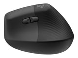 LOGITECH Lift Vertical Ergonomic Mouse Vertical mouse ergonomic optical 6 buttons wireless Bluetooth 2.4 GHz Bolt USB
