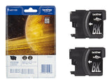 BROTHER LC-1100 cartouche d encre noir capacité standard 2 x 9.5ml 2 x 450 pages 2-pack blister sans alarme