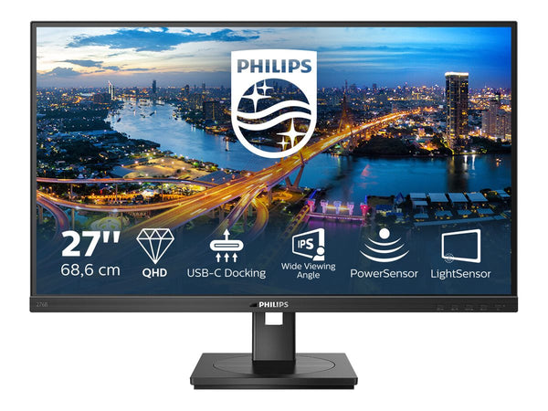 PHILIPS 276B1/00 27p IPS Flat 2560x1440 16:9 1000:1 300cd/m2 4ms GtG H/A USB HUB SPEAKERS C DP HDMI