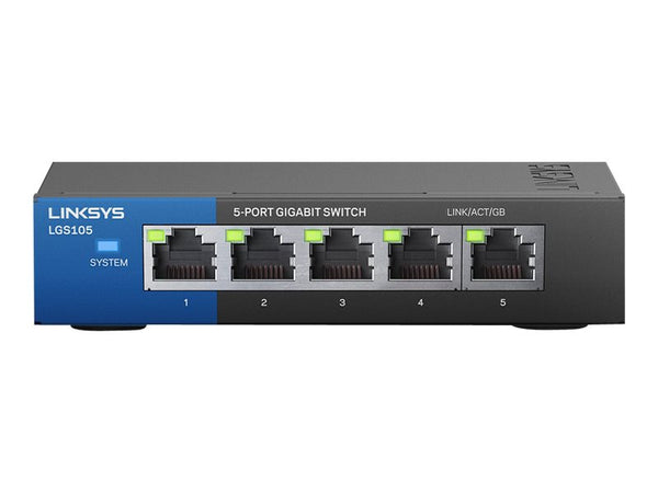 LINKSYS Switch 5 ports Gigabit - Boitier métal - package retail