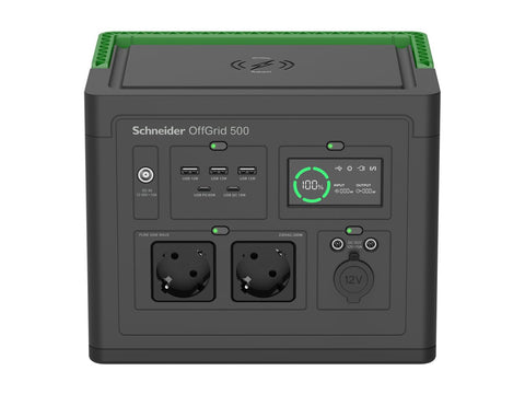 APC Schneider OffGrid Portable Power Station 500 517Wh Lithium-ion 2 Schuko Sinewave