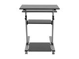 EATON TRIPPLITE Rolling Desk TV/Monitor Cart - Height Adjustable