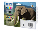 EPSON 3LB Ink Cartridge 24XL Claria Photo HD Ink black and five colour standard capacity 55.7ml 1-pack blister without alarm