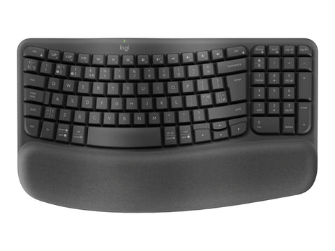 LOGITECH Wave Keys for Business - GRAPHITE - (FRA) - 2.4GHZ/BT - CENTRAL-419 - B2B