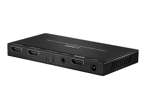 LINDY 2 Port HDMI 2.0 18G Splitter with Audio