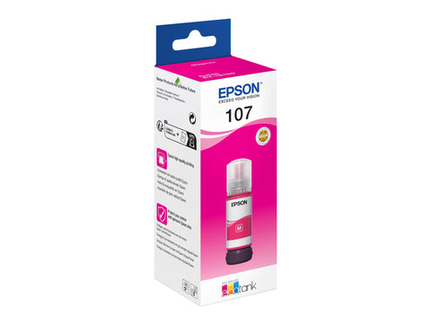 EPSON 1LB 107 EcoTank Magenta Ink Bottle
