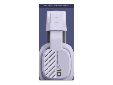 LOGITECH Astro Gaming A10 Gen 2 Headset full size wired 3.5 mm jack lilac