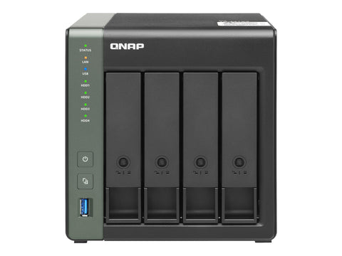 QNAP TS-431X3-4G 4-Bay NAS AL314 4Go DDR3L SODIMM RAM SATA 6Gb/s 1x 10GbE SFP+ LAN 1x2.5GbE + 1xGbE LAN