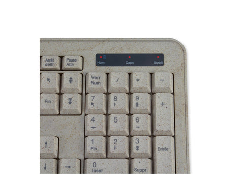 MCL MP1B99AACK305WBIB - Clavier sans fil en bioplastique French AZERTY