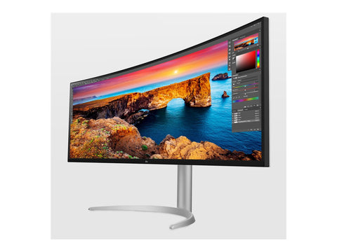 LG 49WQ95C-W.AEU Écran LED - incurvé - 49i - 5120 x 1440 UltraWide Dual QHD 144Hz - Nano IPS -400cd/m2- 5ms- 2xHDMI DP USB-C blanc