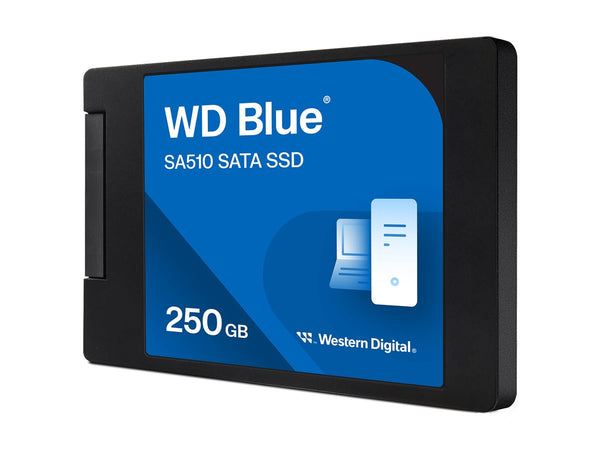 WD Blue SA510 SSD 250Go SATA III 6Gb/s cased 2.5p 7mm internal single-packed