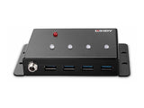 LINDY 4 Port USB 3.0 Metal Hub