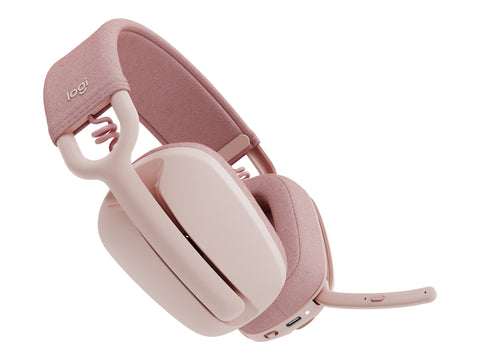 LOGITECH Zone Vibe 100 Headset full size Bluetooth wireless rose