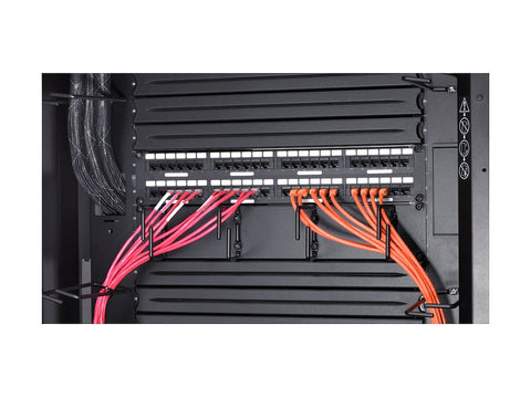 APC Data Distribution cable CAT6 UTP CMR 6XRJ-45 black 50FT 15.2M