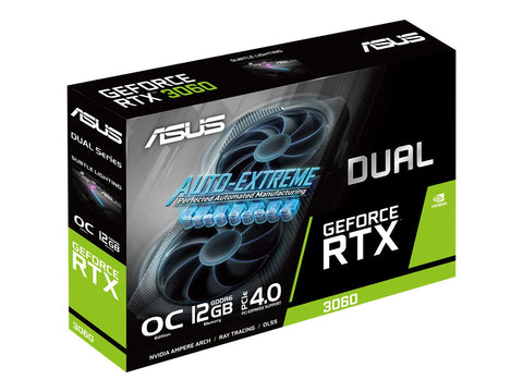 ASUS DUAL RTX3060 OC 12Go GDDR6 PCIe 4.0 HDMI 2.1 3xDP 1.4a V2