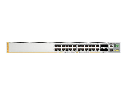 ALLIED L3 Stackable Switch 24x 10/100/1000-T PoE+ 4x SFP+ Ports and dual fixed PSU