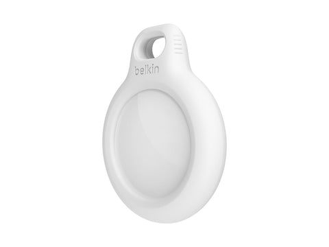 BELKIN Airtag Protection avec Cordon Blanc