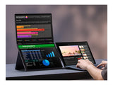 ASUS ZenScreen Duo OLED MQ149CD 14p OLED WUXGA 16:10 60Hz 400cd/m2 1ms MiniHDMI 2xUSB-C USB Hub: 4xUSB 3.2 G1 Type-A