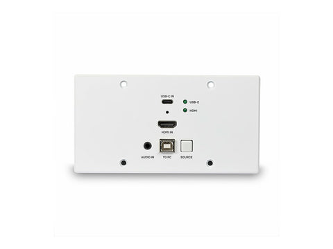 LINDY 150m HDMI and TypeC HDBT EU WallPlate KVM Extender