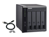 QNAP TR-004 4-bay 3.5p SATA HDD USB 3.0 type-C hardware RAID external enclosure