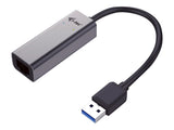 I-TEC USB 3.0 Metal Gigabit Ethernet Adapter 1xUSB 3.0 to RJ-45 LED for Notebook Tablet PC Windows Mac Linux Android