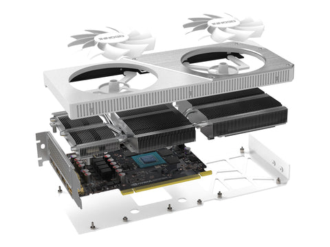 INNO3D GeForce RTX4060 Ti Twin X2 OC 8Go GDDR6 White