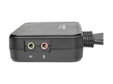 EATON TRIPPLITE 2-Port USB/HD Cable KVM Switch with Audio/Video Cables and USB Peripheral Sharing