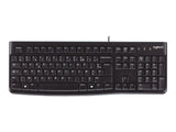 LOGITECH K120 Corded Keyboard black USB (FRA)