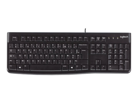 LOGITECH K120 Corded Keyboard black USB (FRA)