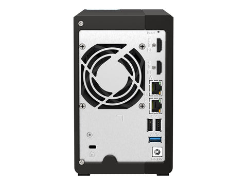 QNAP TS-253E-8G 2-bay desktop NAS Intel Celeron J6412 4C 2.0GHz burst 2.6GHz onboard 8Go RAM 2xHDMI 1.4b 2xM.2 2280 PCIe slots