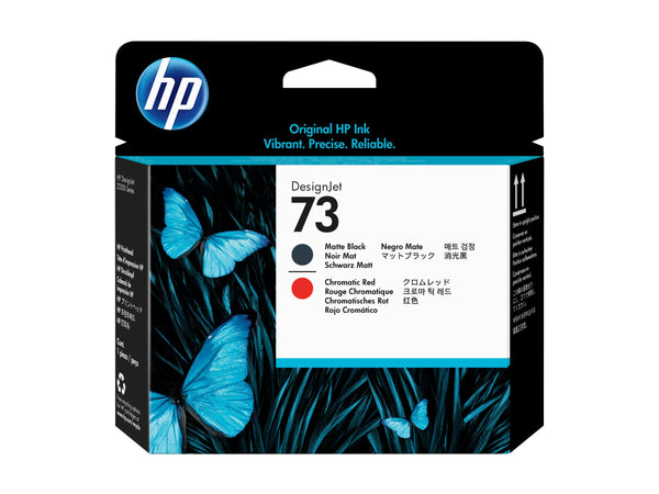 HP 73 original printhead CD949A chromatic red matte black and chromatic red 1-pack
