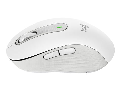 LOGITECH Signature M650 L LEFT Mouse large size left-handed optical 5 buttons wireless Bluetooth 2.4 GHz OFF-WHITE