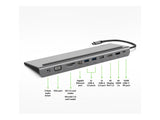 BELKIN Station daccueil USB-C Docking 2 écrans HDMI DP VGA 100W PD